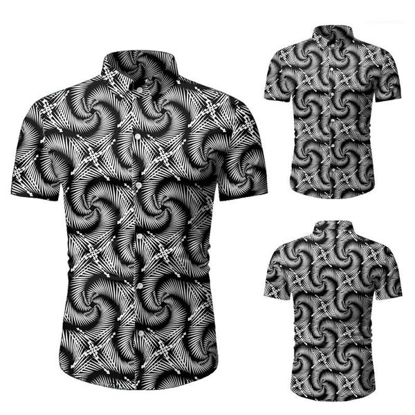 casual shirts fashion single breasted mens designer beach shirts casual short sleeve males clothing dizziness print mens, White;black
casual shirts fashion single breasted mens designer beach shirts casual short sleeve males clothing dizziness print mens, White;black