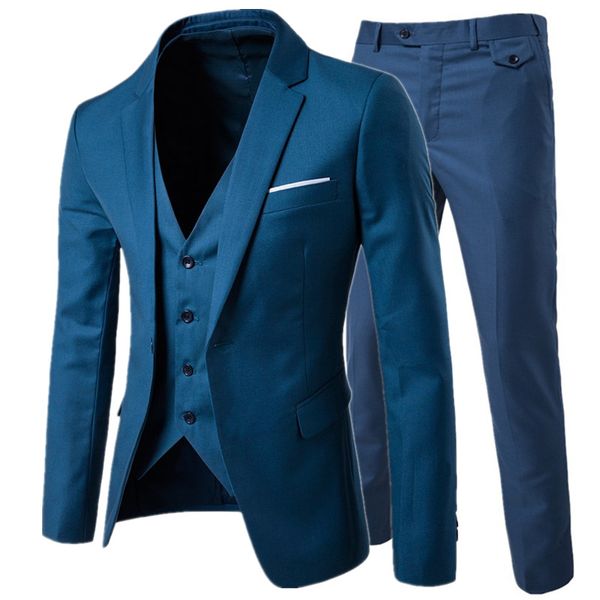 suit + vest + pants 3 pieces sets / men's one buckle and two button business suits blazers jacket coat trousers +waistcoat, White;black
suit + vest + pants 3 pieces sets / men's one buckle and two button business suits blazers jacket coat trousers +waistcoat, White;black
