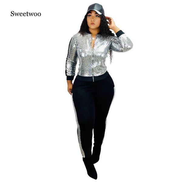 sweetwoo women 2 piece tracksuit sports long sleeve sweatshirts fleece joggers suits running set workout gym autumn sportswear, Black;blue
sweetwoo women 2 piece tracksuit sports long sleeve sweatshirts fleece joggers suits running set workout gym autumn sportswear, Black;blue