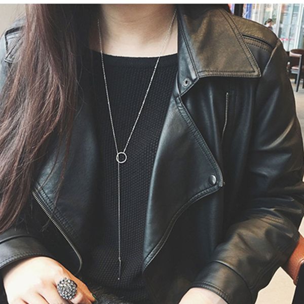 fashion new silver jewelry circle strip long chain pendants and necklaces for women choker simple metal chain necklace x205
fashion new silver jewelry circle strip long chain pendants and necklaces for women choker simple metal chain necklace x205