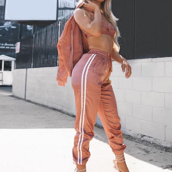 sfit 2020 fashion zipper sets women solid sports striped cropped 2 piece female long sleeve suits solid full crop autumn, Black;blue
sfit 2020 fashion zipper sets women solid sports striped cropped 2 piece female long sleeve suits solid full crop autumn, Black;blue