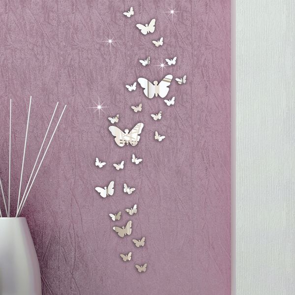 30pcs/lot 3d diy acrylic mirror wall stickers butterfly combination 3d stickers decal mosaic mirror effect livingroom home decor
30pcs/lot 3d diy acrylic mirror wall stickers butterfly combination 3d stickers decal mosaic mirror effect livingroom home decor