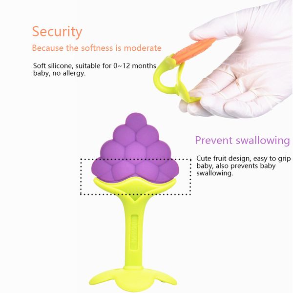 baby silicone teethers food grade silicone teether fruit shape baby teething silicone teething toys infantchew charms tooth toys
baby silicone teethers food grade silicone teether fruit shape baby teething silicone teething toys infantchew charms tooth toys