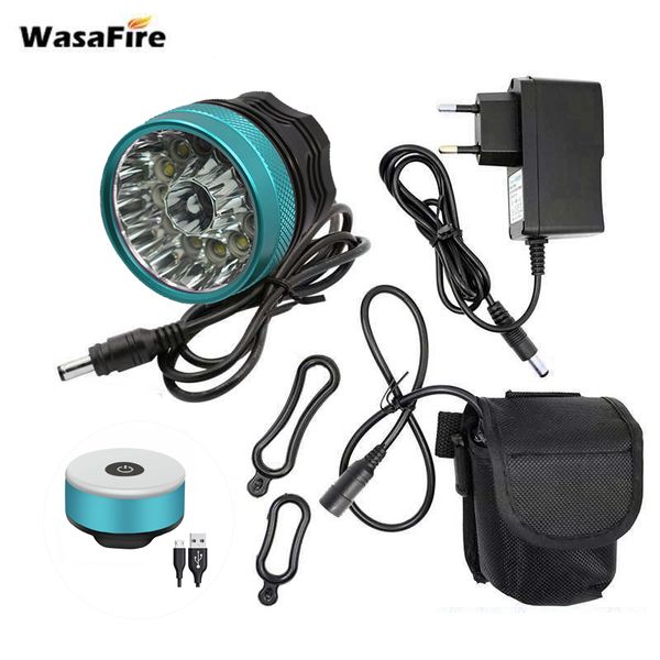 wasafire 18000lm 13*xml-t6 led bicycle front light cycling headlight 8.4v 18650 9600mah battery pack + usb rear back bike lights
wasafire 18000lm 13*xml-t6 led bicycle front light cycling headlight 8.4v 18650 9600mah battery pack + usb rear back bike lights