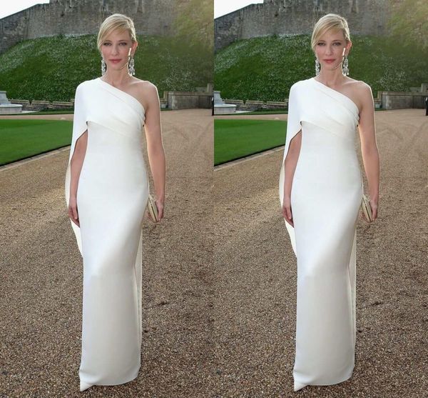 elegant cate blanchett ivory sheath evening dresses one shoulder floor length pleats ruffles formal prom dress evening gown robe vestidos, Black;red
elegant cate blanchett ivory sheath evening dresses one shoulder floor length pleats ruffles formal prom dress evening gown robe vestidos, Black;red