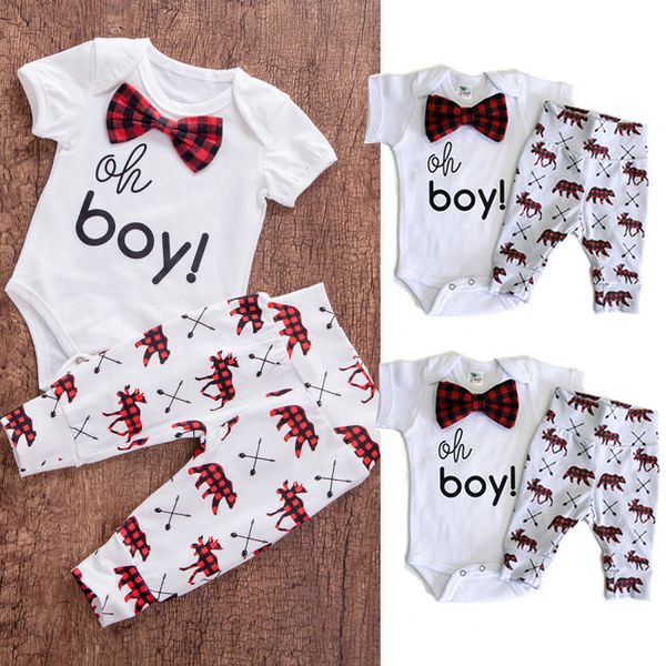 нового новорожденных младенцы мальчики одежда set bow tie одежда плед хлопок короткого romper + длинные брюки baby boy наряды 2pcs возраст 0, White
нового новорожденных младенцы мальчики одежда set bow tie одежда плед хлопок короткого romper + длинные брюки baby boy наряды 2pcs возраст 0, White