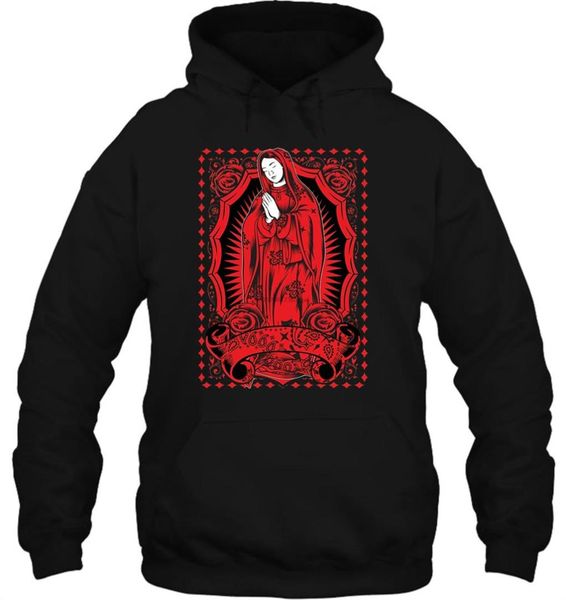 men hoodie calidesign virgin mary guadalupe red bandana tattoo printed women streetwear, Black
men hoodie calidesign virgin mary guadalupe red bandana tattoo printed women streetwear, Black