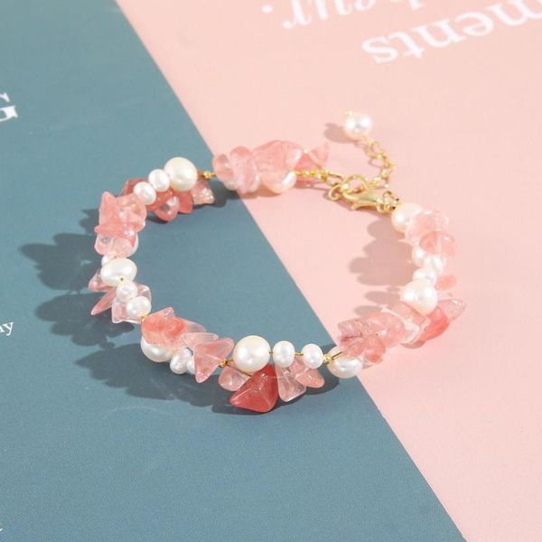 other bracelets seven girl100%real baroque freshwater pearl bracelet for women lady party birthday gift natural pink crystal fine jewelry ba, Golden;silver
other bracelets seven girl100%real baroque freshwater pearl bracelet for women lady party birthday gift natural pink crystal fine jewelry ba, Golden;silver