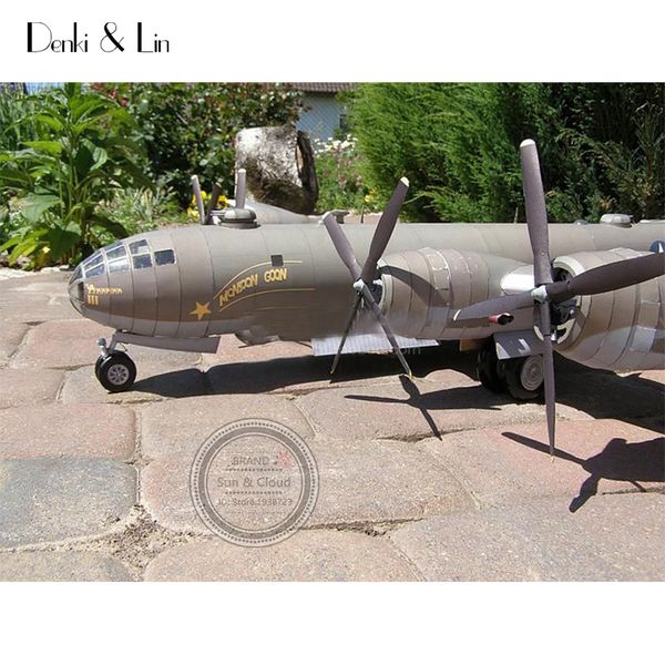1:47 diy 3d b29 superfortress бомбардировщик модель бумаги собрать ручную работу игра-головоломка diy детские игрушки denki lin y190530
1:47 diy 3d b29 superfortress бомбардировщик модель бумаги собрать ручную работу игра-головоломка diy детские игрушки denki lin y190530