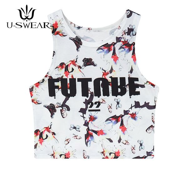 summer short slim flower tank bottom sleeveless vest for female women's t-shirt short camisoles fashion tees tank020, White
summer short slim flower tank bottom sleeveless vest for female women's t-shirt short camisoles fashion tees tank020, White
