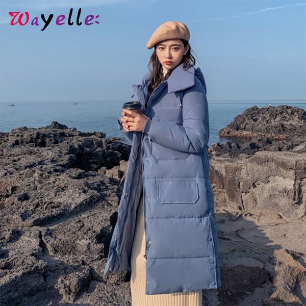 winter hooded ladies long coats parkas thick warm solid mid-long women jacket fashion hooded casual down jacket for women, Black
winter hooded ladies long coats parkas thick warm solid mid-long women jacket fashion hooded casual down jacket for women, Black