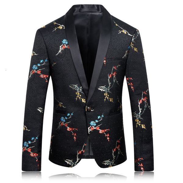 mens slim fit floral blazer new arrivals shawl collar men black printed blazer designs stage costumes for singers, White;black
mens slim fit floral blazer new arrivals shawl collar men black printed blazer designs stage costumes for singers, White;black