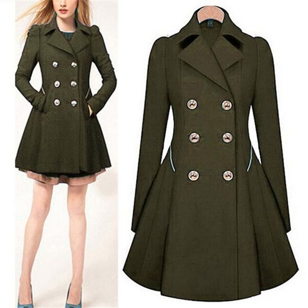 womens designer jackets panelled fashion double breasted pockets womens windbreaker outerwears casual pleated cardigan females clothing, Black;brown
womens designer jackets panelled fashion double breasted pockets womens windbreaker outerwears casual pleated cardigan females clothing, Black;brown