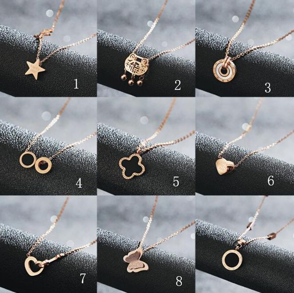fashionable 18k rose gold clover necklace for women simple clavicle chain titanium steel ornament accessory pendant, Silver
fashionable 18k rose gold clover necklace for women simple clavicle chain titanium steel ornament accessory pendant, Silver