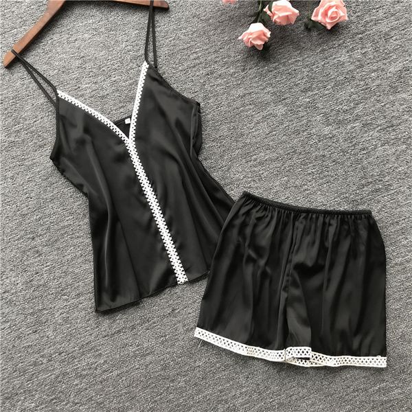 qweek женские пижамы sexy атласная пижамы женщин пижамы 2019 летняя pijama mujer 2 шт наборы сексуальное нижнее белье v-образным вырезом гла, Blue;gray
qweek женские пижамы sexy атласная пижамы женщин пижамы 2019 летняя pijama mujer 2 шт наборы сексуальное нижнее белье v-образным вырезом гла, Blue;gray
