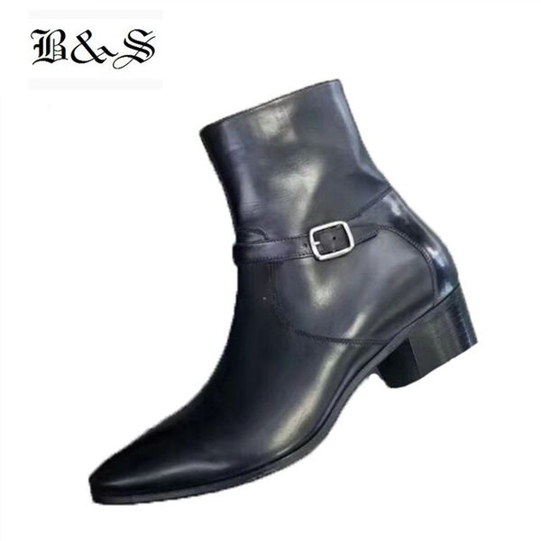 black& street pointed toe personalized pleated soft cow leather banquet boots buckle belt strap wedge men boots
black& street pointed toe personalized pleated soft cow leather banquet boots buckle belt strap wedge men boots
