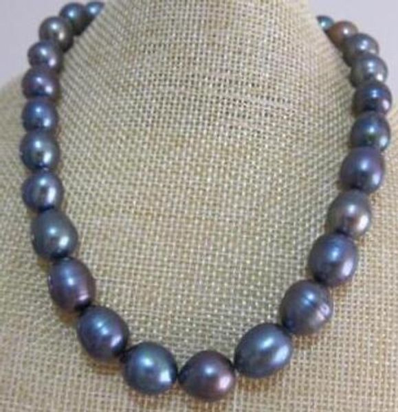 large 11-12mm southern black sea nature baroque green pearl 18 inch necklace, Silver
large 11-12mm southern black sea nature baroque green pearl 18 inch necklace, Silver