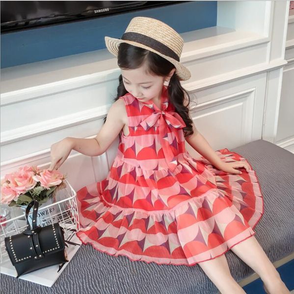 2019 girls dress korean luxury sleeveless chequered chiffon vest princess baby girl dresses with bow kids designer clothes girls boutique, Red;yellow
2019 girls dress korean luxury sleeveless chequered chiffon vest princess baby girl dresses with bow kids designer clothes girls boutique, Red;yellow
