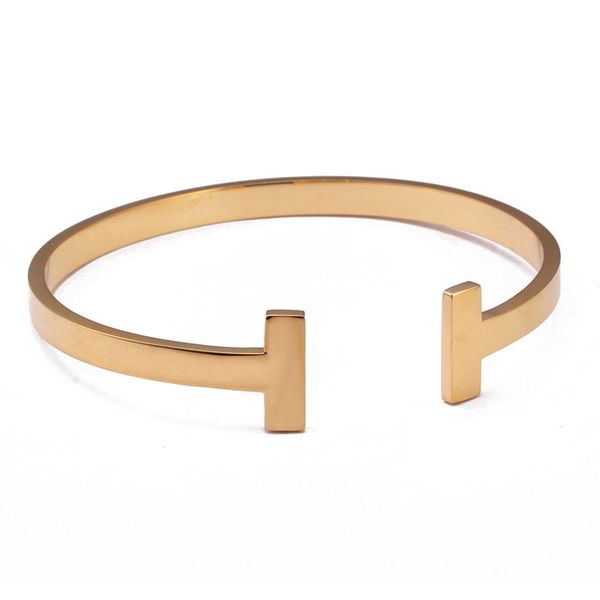 elegant open cuff bracelets & bangle for women men jewelry gold color steel bracelet for gift, Golden;silver
elegant open cuff bracelets & bangle for women men jewelry gold color steel bracelet for gift, Golden;silver