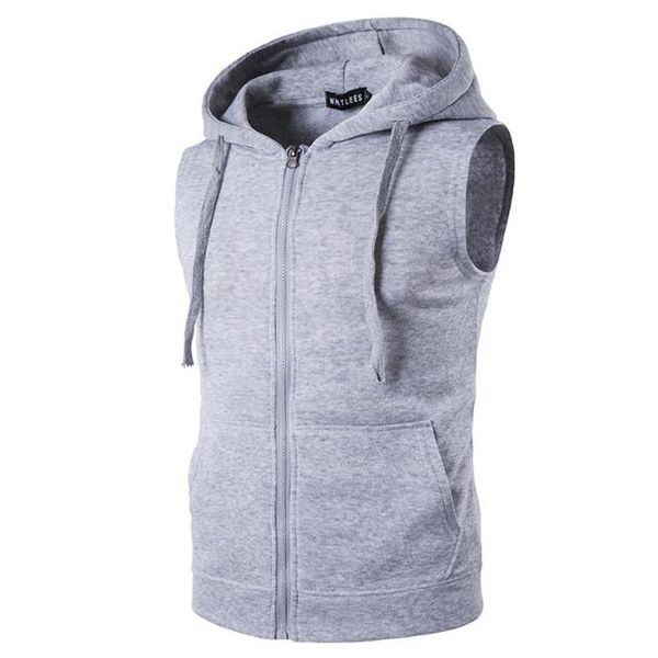 men hooded waistcoat 2019 fashion brand male sleeveless jacket zipper pocket gilet casual cotton men vest, Black;white
men hooded waistcoat 2019 fashion brand male sleeveless jacket zipper pocket gilet casual cotton men vest, Black;white