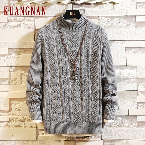 kuangnan solid striped knitted winter sweater men coat pullover men sweater winter mens sweaters for 2019 autumn xxl clothes, White;black
kuangnan solid striped knitted winter sweater men coat pullover men sweater winter mens sweaters for 2019 autumn xxl clothes, White;black