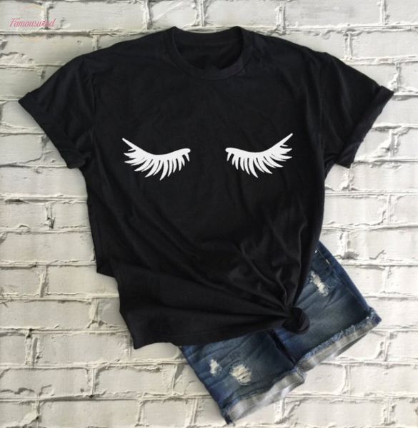 eyelashes t shirt short makeup fashion tee eyelashes makeup lashes mascara funny tee fashion brunch shirt tumblr graphic, White
eyelashes t shirt short makeup fashion tee eyelashes makeup lashes mascara funny tee fashion brunch shirt tumblr graphic, White