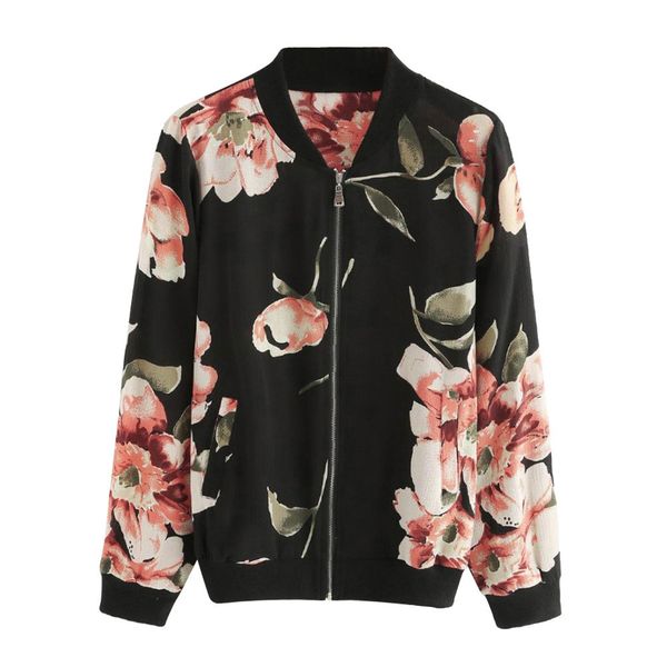 jaycosin print bomber jacket women's flowers zipper up retro coat spring long sleeve basic plus size short biker jackets female, Black;brown
jaycosin print bomber jacket women's flowers zipper up retro coat spring long sleeve basic plus size short biker jackets female, Black;brown