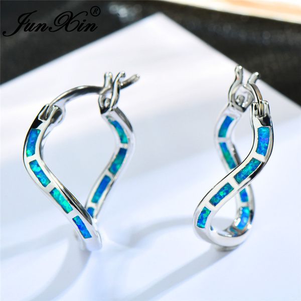 junxin blue white fire opal wave earrings for women 925 sterling silver filled zircon hoop earrings female piercing jewelry gift, Golden
junxin blue white fire opal wave earrings for women 925 sterling silver filled zircon hoop earrings female piercing jewelry gift, Golden