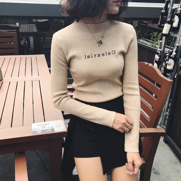 wholesale 2018 new spring autumn winter selling women's fashion casual warm nice sweater female ladies basic sweater, White;black
wholesale 2018 new spring autumn winter selling women's fashion casual warm nice sweater female ladies basic sweater, White;black
