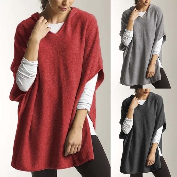 solid color pullover loose sweatshirt women fashion solid color print loose hooded bat sleeve splitter long sleeve top, Black
solid color pullover loose sweatshirt women fashion solid color print loose hooded bat sleeve splitter long sleeve top, Black