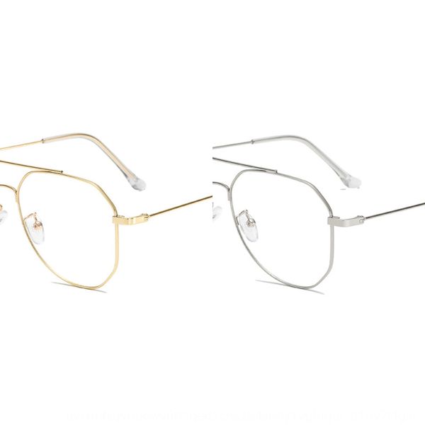 19 myopia large metal frame glasses frame can be equipped with myopia anti-blue tide plain glasses, Silver
19 myopia large metal frame glasses frame can be equipped with myopia anti-blue tide plain glasses, Silver