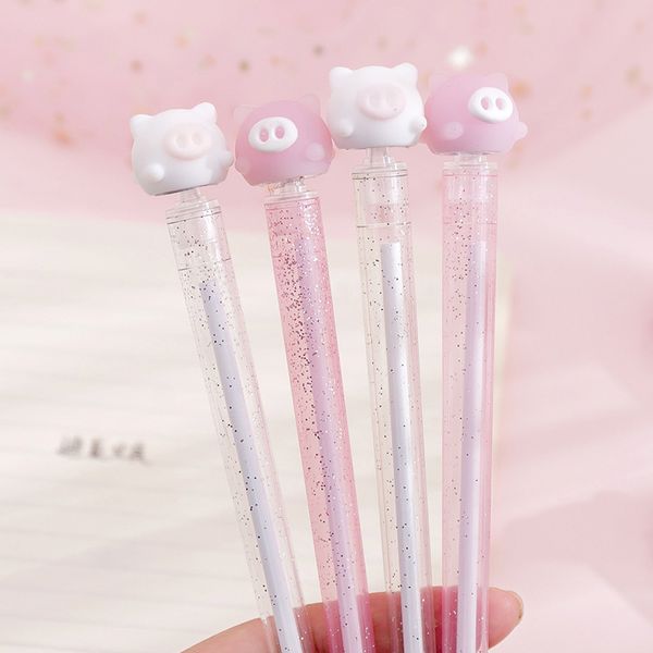 40 pcs/lot rotatable pig gel pens cute 0.5mm black ink neutral pen material escolar stationery school writing supplies
40 pcs/lot rotatable pig gel pens cute 0.5mm black ink neutral pen material escolar stationery school writing supplies