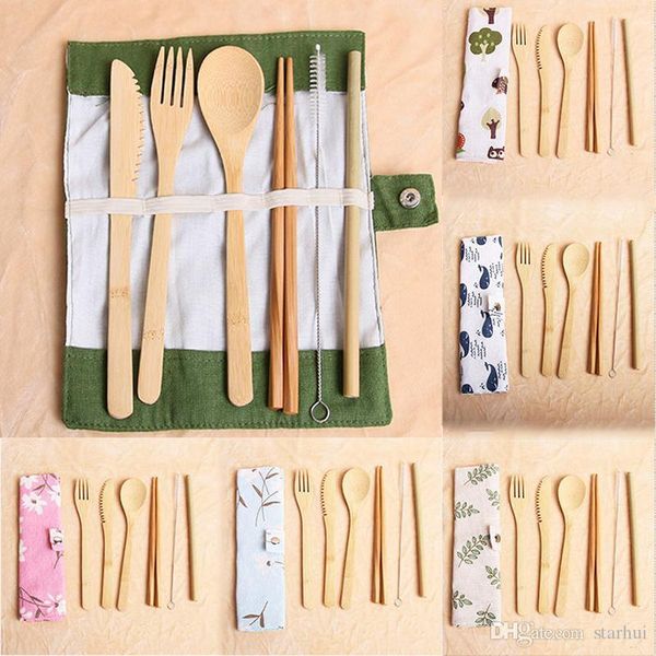 7pcs set portable cutlery set outdoor travel bamboo flatware set knife spoon chopsticks fork spoon dinnerware sets dhl wx9-1497
7pcs set portable cutlery set outdoor travel bamboo flatware set knife spoon chopsticks fork spoon dinnerware sets dhl wx9-1497