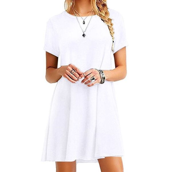 women casual dresses short sleeve pleated loose swing mini dress a-line knee length plus size beach sundress, Black;gray
women casual dresses short sleeve pleated loose swing mini dress a-line knee length plus size beach sundress, Black;gray