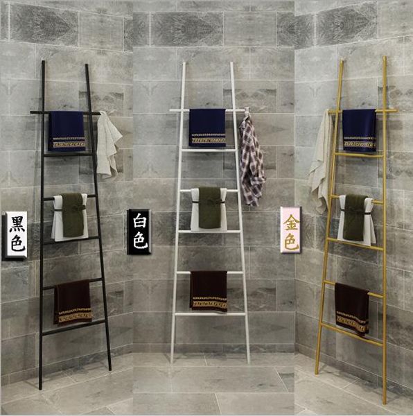ladder decoration bathroom shelves towel hanger nordic landing art perforated metal simple coat rack
ladder decoration bathroom shelves towel hanger nordic landing art perforated metal simple coat rack