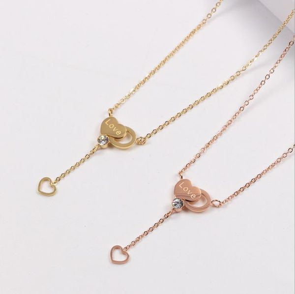 new love single diamond pendant rose gold hollow necklace women's color gold collarbone short chain jewelry, Silver
new love single diamond pendant rose gold hollow necklace women's color gold collarbone short chain jewelry, Silver