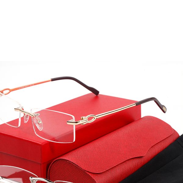 designer eyeglasses frames men clear lens glasses rimless metal frame glasses rectangle eyewear man women with boxes
designer eyeglasses frames men clear lens glasses rimless metal frame glasses rectangle eyewear man women with boxes