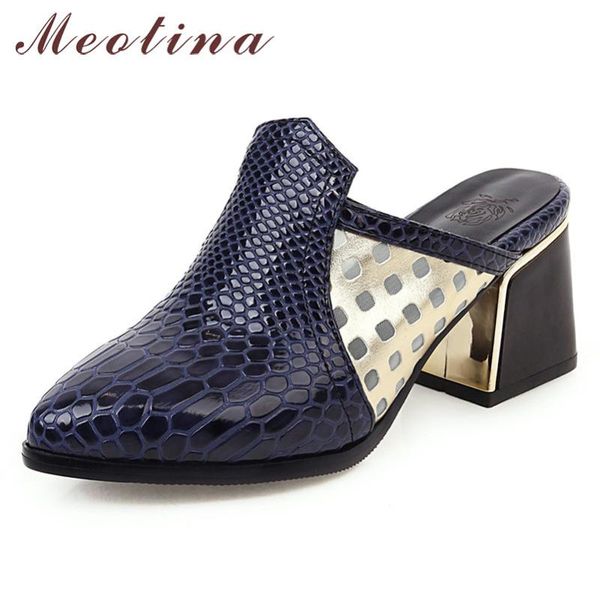 meotina high heels women pumps mixed colors chunky high heel mules shoes pu leather pointed toe shoes female red big size 33-43, Black
meotina high heels women pumps mixed colors chunky high heel mules shoes pu leather pointed toe shoes female red big size 33-43, Black
