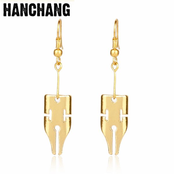 fashion adventure rohan kishibe pen earring jewelry gold color written pen nib writer drop earring wedding decoration, Silver
fashion adventure rohan kishibe pen earring jewelry gold color written pen nib writer drop earring wedding decoration, Silver