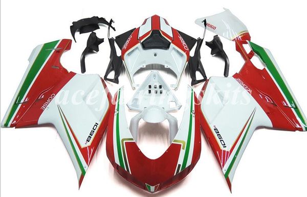 new abs motorcycle full fairings set fit for ducati 848 1098 1198 1098s 1098r evo 2007 2008 2009 2010 2011 2012 red white green
new abs motorcycle full fairings set fit for ducati 848 1098 1198 1098s 1098r evo 2007 2008 2009 2010 2011 2012 red white green