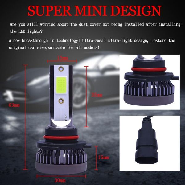 1pair cob h1/h3/h4/h7/h11/9005/9006/9012 led headlight conversion kit cob bulb 90w 12000lm high power 6000k white light dropship
1pair cob h1/h3/h4/h7/h11/9005/9006/9012 led headlight conversion kit cob bulb 90w 12000lm high power 6000k white light dropship