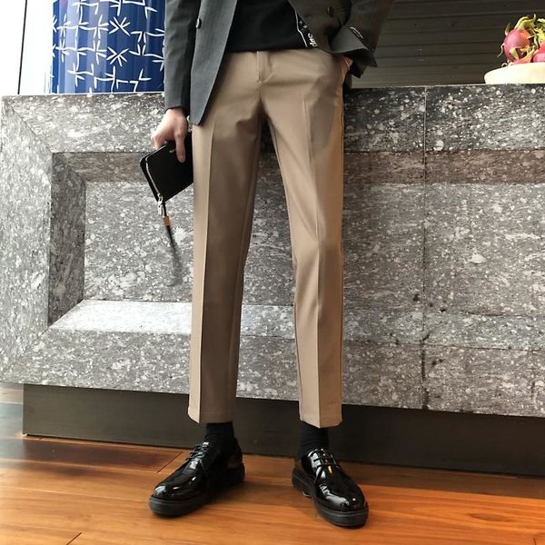 men's suit pants 2020 spring new slim pure color simple leg pants casual casual fashion personality youth men's wear, White;black
men's suit pants 2020 spring new slim pure color simple leg pants casual casual fashion personality youth men's wear, White;black