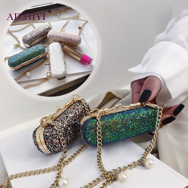 women fashion bags lady sequin mini leather chain shoulder messenger bag women small lipstick crossbody pendant bag
women fashion bags lady sequin mini leather chain shoulder messenger bag women small lipstick crossbody pendant bag