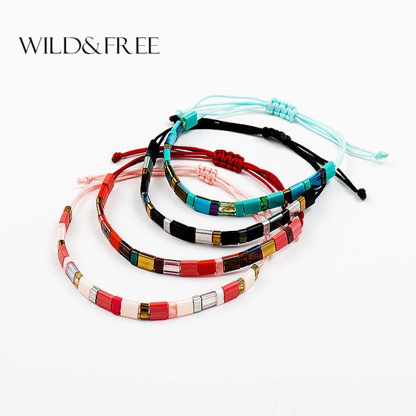 wild free bohemian ручной miyuki тила бисер браслет черный красная нить браслет модные регулируемая женщины mens braclets как подарок, Golden;silver 
wild free bohemian ручной miyuki тила бисер браслет черный красная нить браслет модные регулируемая женщины mens braclets как подарок, Golden;silver