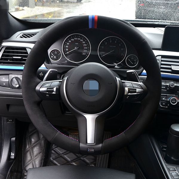 black suede car steering wheel cover for f33 428i 2015 f30 320d 328i 330i 2016 m3 m4 2014-2016 f87
black suede car steering wheel cover for f33 428i 2015 f30 320d 328i 330i 2016 m3 m4 2014-2016 f87