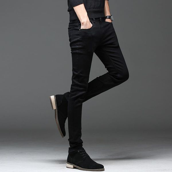 sifan brand brand designer new arrival casual slim elastic black jeans men men's pencil pants skinny jeans, Blue
sifan brand brand designer new arrival casual slim elastic black jeans men men's pencil pants skinny jeans, Blue