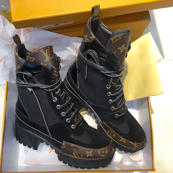 Women leather laureate 5cm platform de ert boot and ankle boot lei ure lady martin boot of big ize eu35 42, Black
Women leather laureate 5cm platform de ert boot and ankle boot lei ure lady martin boot of big ize eu35 42, Black