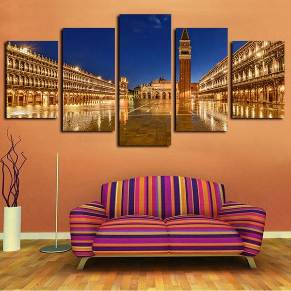 5 panels st. mark's square landscape artworks canvas wall art for kid home wall decor abstract poster canvas print oil painting
5 panels st. mark's square landscape artworks canvas wall art for kid home wall decor abstract poster canvas print oil painting