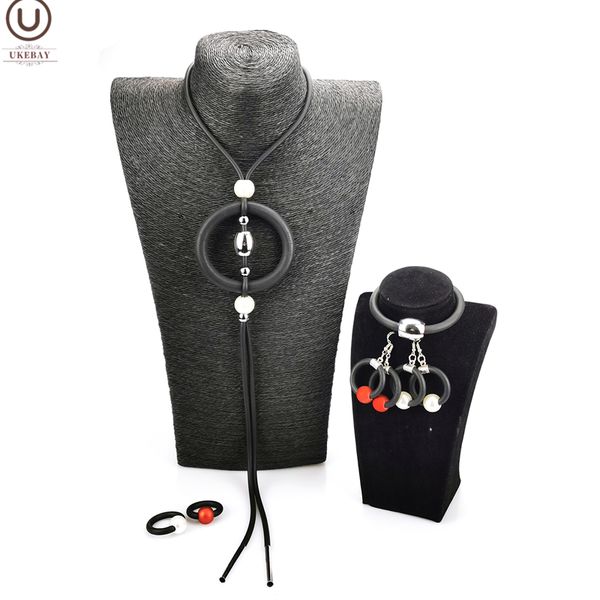 ukebay long pendant necklace rubber jewelry set women pearl accessories wedding jewellery set simple bangles earring ring, Silver
ukebay long pendant necklace rubber jewelry set women pearl accessories wedding jewellery set simple bangles earring ring, Silver