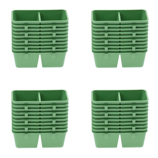 40pcs 2in1 bird parrot food water plastic bowl cups pigeons feeding feeder 
40pcs 2in1 bird parrot food water plastic bowl cups pigeons feeding feeder